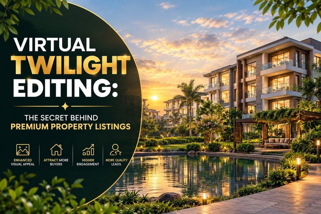 Virtual Twilight Editing: The Secret Behind Premium Property Listings  - Cover Image